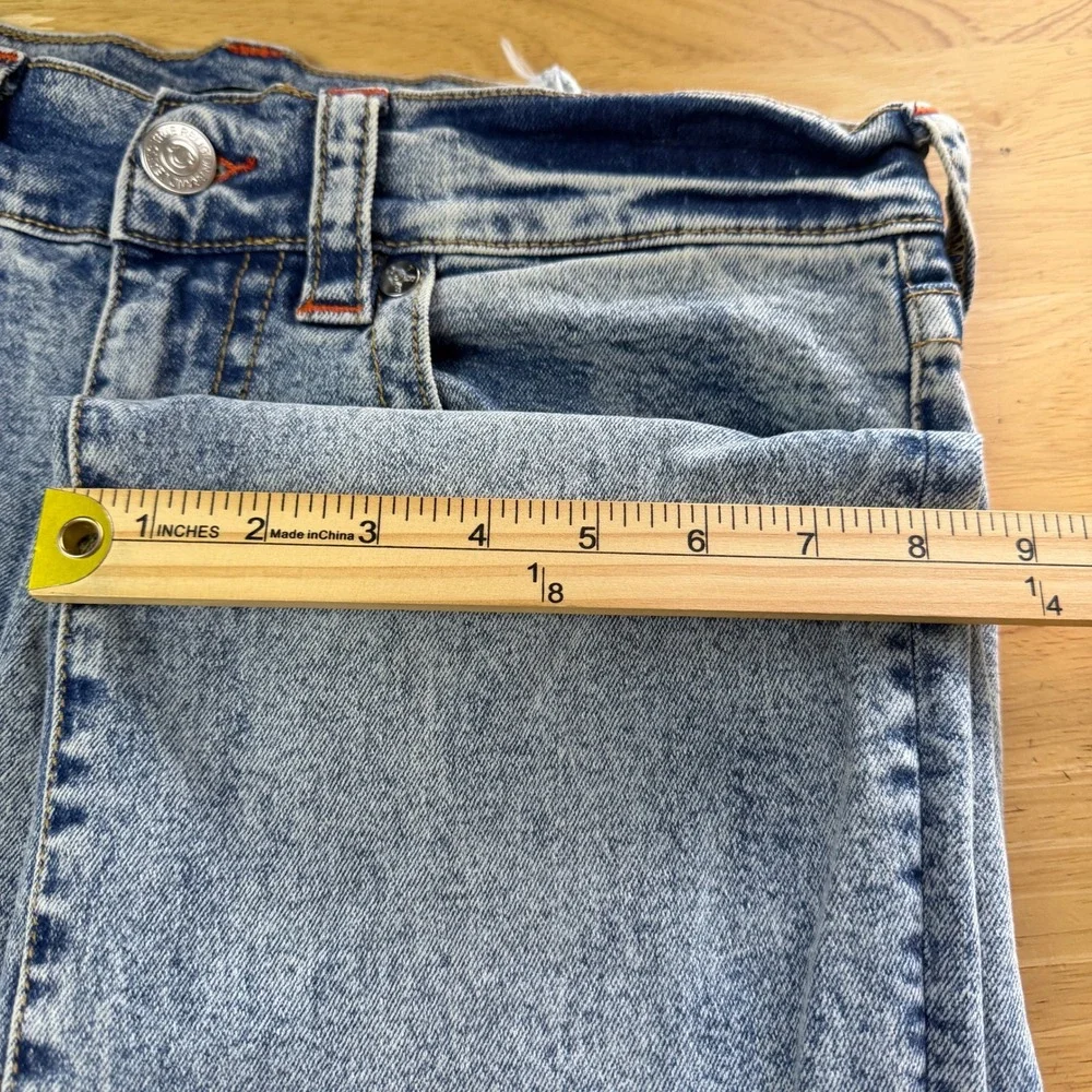True Religion Ricki Relaxed Straight Jeans Mens 28x32 Blue Acid Wash Denim Y2K